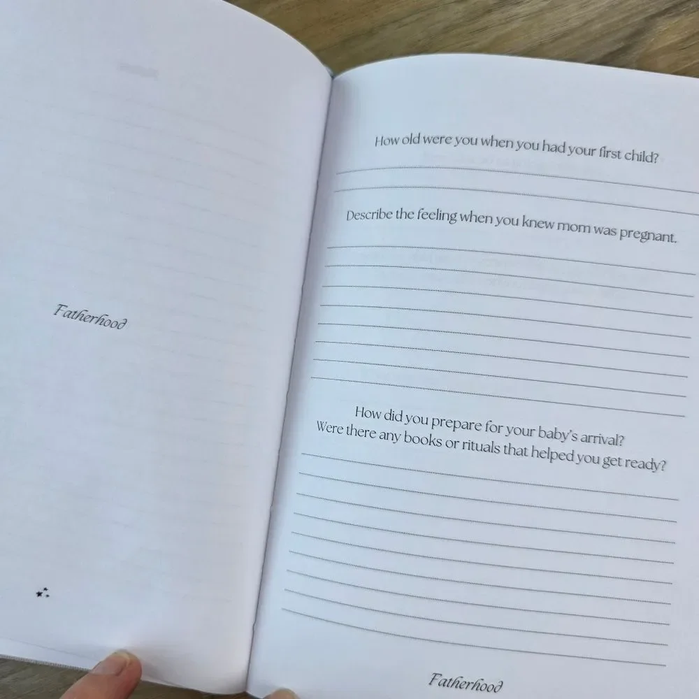 🔸️⏭️NIB Hardcover Linen Dad's Story Keepsake Journal